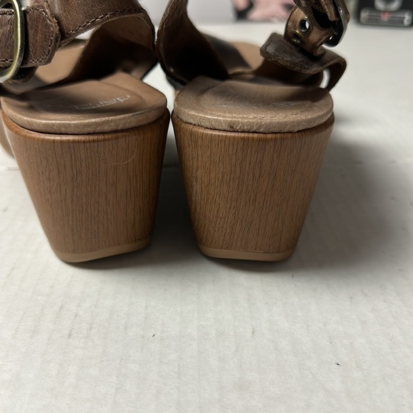 Dansko leather platform sandals - Picture 4 of 6